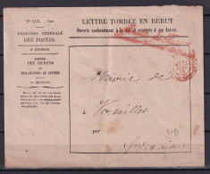 D 772 / ENVELOPPE LETTRE TOMBEE EN REBUT - Collections