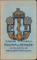 Magyar Kiraly Folyam Es Tenger Hajozasi Reszvenytarsasag 148SP - Livres Anciens