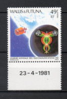 WALLIS ET FUTUNA N° 265   NEUF SANS CHARNIERE COTE 1.85€   ESPACE TELECOMMUNICATIONS - Unused Stamps