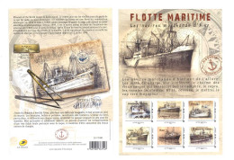 COLLECTOR - 2017 - Flotte Maritime - Les Navires Marchands D'hier Et D' Aujourd' Hui'- 2 Blocs De 6 Timbres--  (COL 347) - Collectors