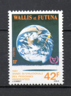 WALLIS ET FUTUNA N° 274   NEUF SANS CHARNIERE COTE 2.00€    ANNEE DES PERSONNES HANDICAPEES - Nuevos