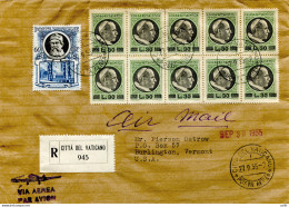 Lire 30 Su 20 Blocco Di Dieci Esemplari Per Gli USA - Unused Stamps