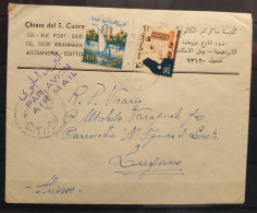 03 - 24 - Egypte - Lettre à Destination De Lugano - Tessin - Suisse - Cartas & Documentos