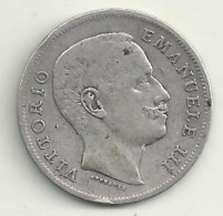 ITALIE - 1 Lire - 1906 - Argent - TB/TTB - 1900-1946 : Víctor Emmanuel III & Umberto II