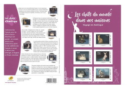 COLLECTOR - 2017 - Les Chats Du Monde Dans Notre Maison - Bloc De 6 Timbres-Valeur Permanente-  (COL 355) - Collectors