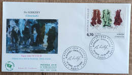 FDC 1995 - YT N°2969 - KIRKEBI / DANEMARK - PARIS - 1990-1999