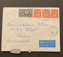 NOUVELLE CALÉDONIE Lettre Nouméa 1962  Pour La France - Cartas & Documentos