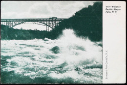 ► Train On Niagara Falls Bridge  In Winter  New York 1900s - Rochester