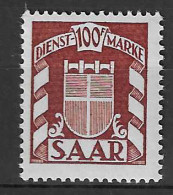 Sarre Service YT N° 38 Neuf ** MNH. TB - Neufs