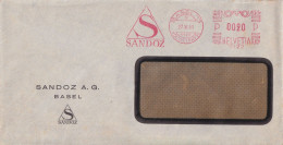 Motiv Brief  "Sandoz AG, Basel"  (Freistempel)        1951 - Lettres & Documents