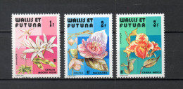 WALLIS ET FUTUNA N° 282 à 284   NEUFS SANS CHARNIERE COTE 0.75€   FLEUR FLORE - Nuevos