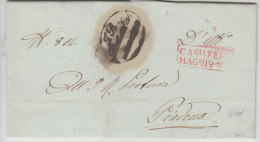 Casalmaggiore Per Piadena. Lettera Con Contenuto 1848 - 1. ...-1850 Vorphilatelie