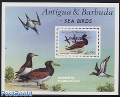 Barbuda 1987 Sea Birds S/s, Mint NH, Nature - Birds - Barbuda (...-1981)