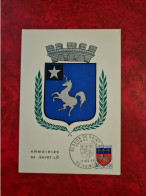 FDC 1966 MAXI BLASON DE SAINT LO - Unclassified