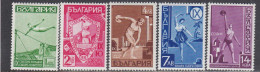 Bulgaria 1939 - Sport: Concours Des Societes De Gymnastique"Younnak", YT 335/39, MNH** - Ungebraucht