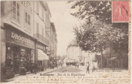 CPA13-AUBAGNE (Précurseur)- Rue De La République - Aubagne