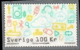 Sweden, 2017, Used,  Digital Innovations, Mi. Nr. 3195 - Used Stamps
