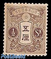 Japan 1913 1/2s, Stamp Out Of Set, Unused (hinged) - Nuevos