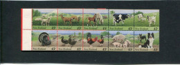 NEW ZEALAND - 1995   FARM ANIMALS  BLOCK  MINT NH - Neufs