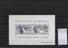 Monaco Michel Cat.No. Sheet Mnh/** 38 Olympia - Bloques