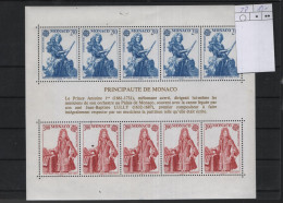 Monaco Michel Cat.No. Sheet Mnh/** 28 - Bloques