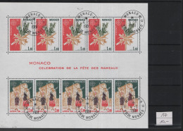 Monaco Michel Cat.No. Sheet Used 17 - Bloques