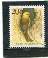 NEW ZEALAND - 1988  20c  YELLOWHEAD  FINE USED - Usati