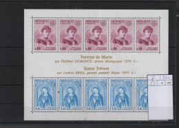 Monaco Michel Cat.No. Sheet Mnh/** 8 - Blocks & Sheetlets