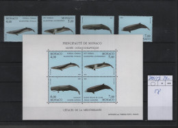 Monaco Michel Cat.No. Mnh/** 2104/2107 + Sheet 58 - Ungebraucht