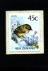 NEW ZEALAND - 1991  45 C.  ROCK WREN PERF. 11 1/2   SELF ADHESIVE  MINT NH - Neufs