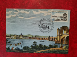 FDC 1966 MAXI PONT SAINT ESPRIT LE PONT - Non Classificati