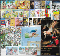 2006 San Marino Complete Year 39v+1MS+1booklet - Autres & Non Classés
