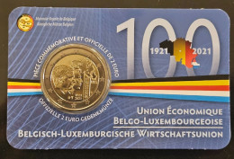 Belgique 2021 Coincard 2 Euros Belgique 2021 Union économique - Version Francaise - Belgique