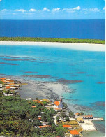 Polynésie Française- MAUPITI Le Village Devant Le Lagon étincelant (îles Sous-le-Vent   Photo Erwin Christian 257 Tahiti - Polynésie Française