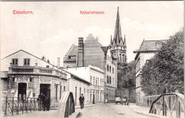 Elmshorn , Kaiserstrasse (Bahnpost Stempel: Hamburg Kiel 1907)) - Elmshorn