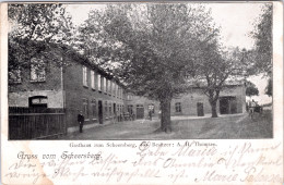 Gruss Vom Scheersberg, Gasthaus Zum  Scheersberg (stempel: Husby 1904) - Other & Unclassified