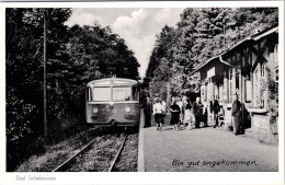 Bad Salzhausen , Bin Gut Angekommen (Bahnhof Mit Schienenbus) (Ungebraucht) - Wetterau - Kreis