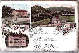 Gruss Aus Bad Thal , Hotel Tannhäuser (Litho) (Bahnpost Stempel: Ruhla-Wutha 1897) - Autres & Non Classés