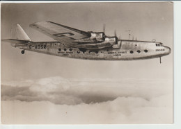 Vintage Rppc BEA BOAC British Imperial Airways Armstrong Whitworth "Ensign" Aircraft - 1946-....: Era Moderna