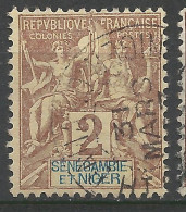 SENEGAMBIE ET NIGER N° 2 OBL / Used - Usados