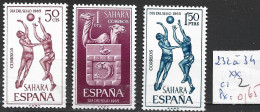 SAHARA ESPAGNOL 232 à 34 ** Côte 2 € - Tag Der Briefmarke