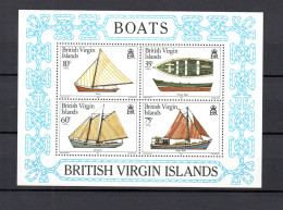 Virgin Islands 1984 Sheet Boats/Ships/Schiffe Stamp (Michel Block 22) MNH - British Virgin Islands