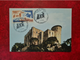 FDC 1966 MAXI CHATEAU DE FALAISE 9° CENTENAIRE DE LA BATAILLE D'HASTINGS - Non Classés