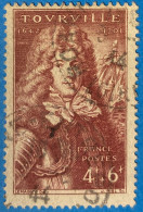 France 1944 : Tricentenaire De La Naissance Du Maréchal Anne-Hilarion De Cotentin N° 600 Oblitéré - Used Stamps