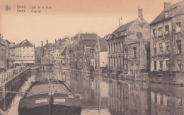 Belgique -- GAND --GENT --Quai De La Grue  ( Péniche) - Gent