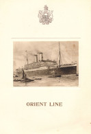 SS Oronsay Orient Line 1927 Antique Ship Menu - Menus