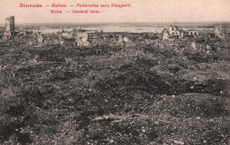 Dixmude (Ruines) - Panorama Vers Nieuport - Diksmuide