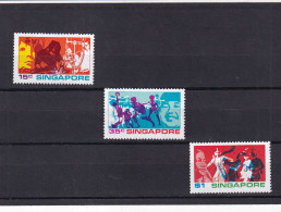 Singapur Nº 160 Al 162 - Singapore (1959-...)