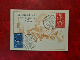 FDC 1966 MAXI STRASBOURG CONSEIL DE L'EUROPE EUROPA - Zonder Classificatie