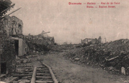 Dixmude (Ruines) - Rue De La Gare - Diksmuide
